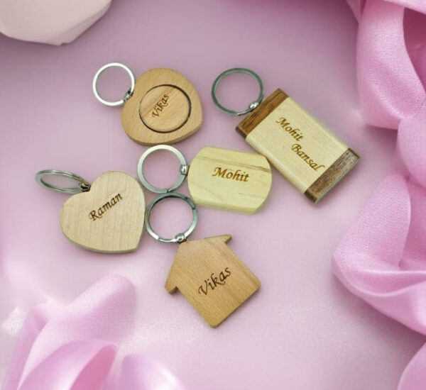 Wooden Name Engraved