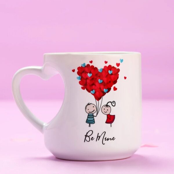 HEART CUT PHOTO MUG - Image 2