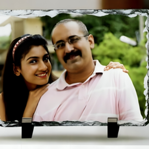 Stone photo frame