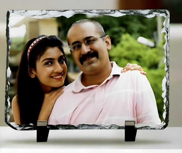 Stone photo frame