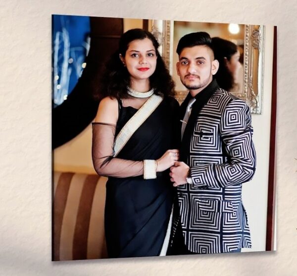 GLASS PHOTO FRAME 8X8