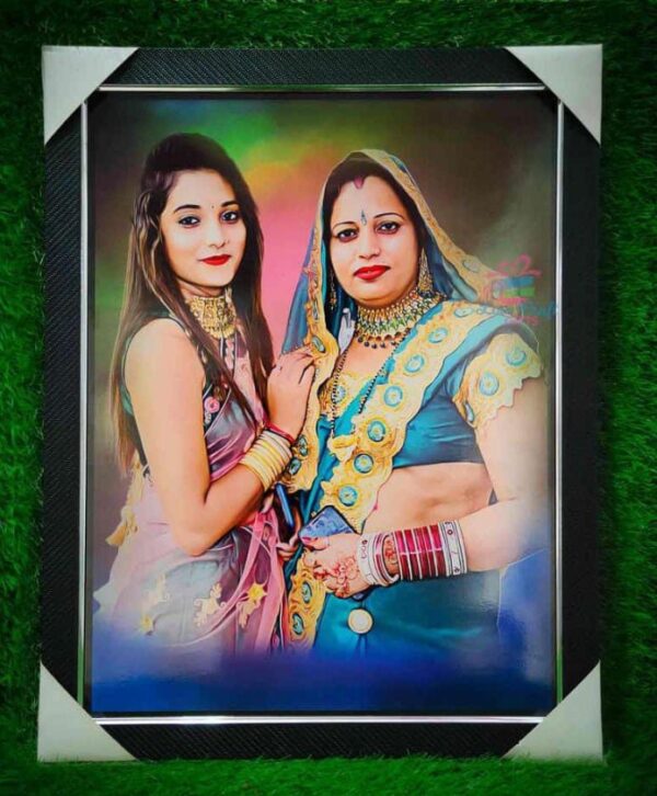 OIL PHOTO PAINTING FRAME 12X18