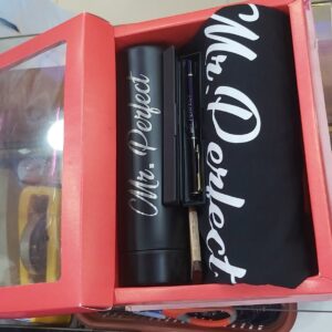 TEMP BOOTLE, T SHIRT PEN KEYCHAIN HAMPER BOX