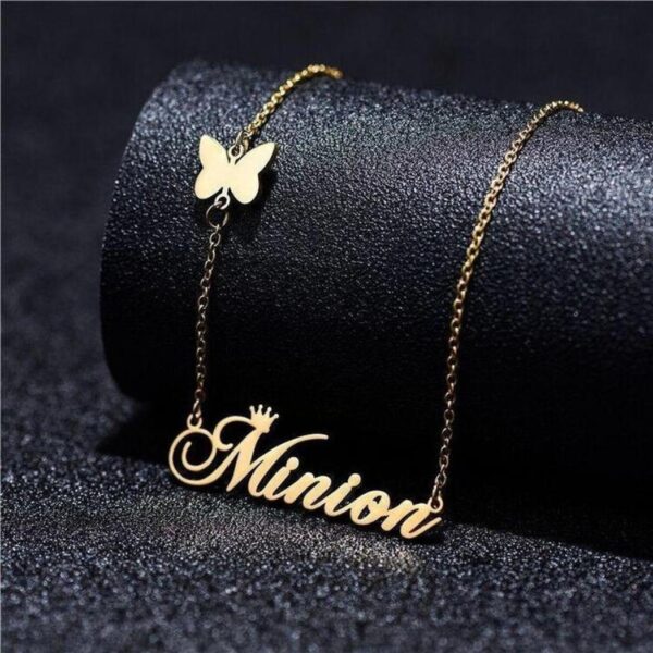 Name Pendant Gold Plated