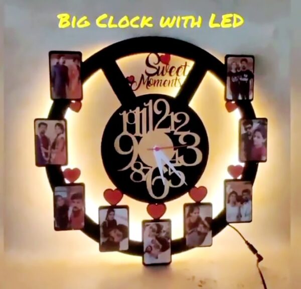 BIG CLOCK WITH LED