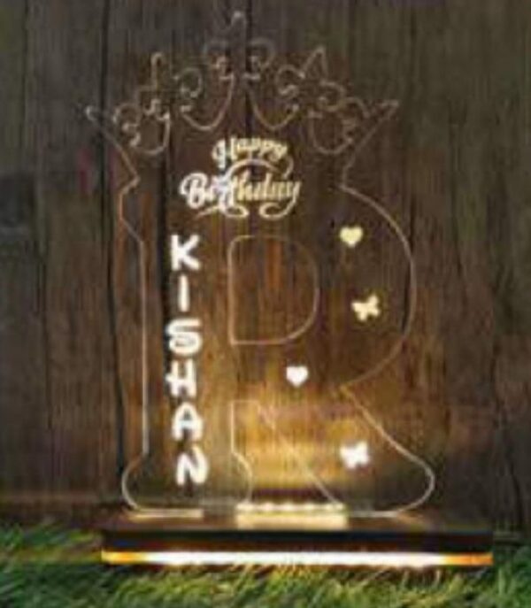 Led Acrylic Frame with Top Black Layer of MDF - Image 4