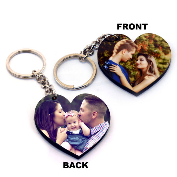 METAL HEART KEYCHAIN
