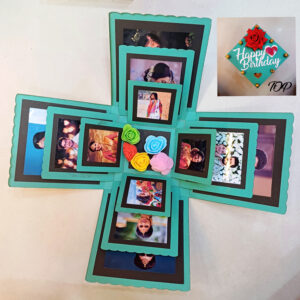 3 Layer Explosion Box with 12 photos