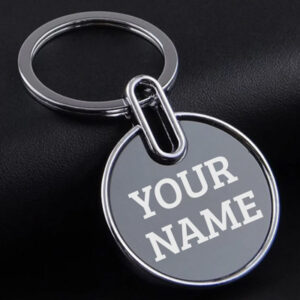 METAL KEYCHAIN ROUND