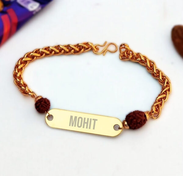 Metel Bracelet Rakhi.