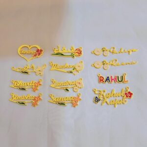 Enamel Name Necklace