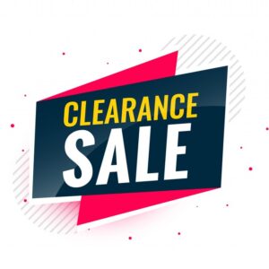 Stock Ending Sale
