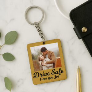 Wooden keychain