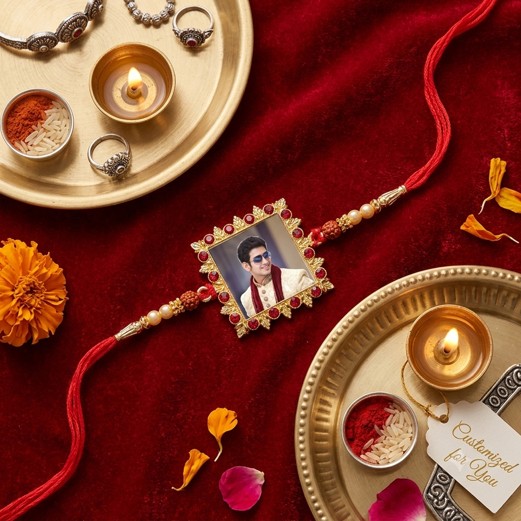 METAL RAKHI SQUARE