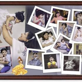 24X36 GLASS FRAME WITH PHOTO