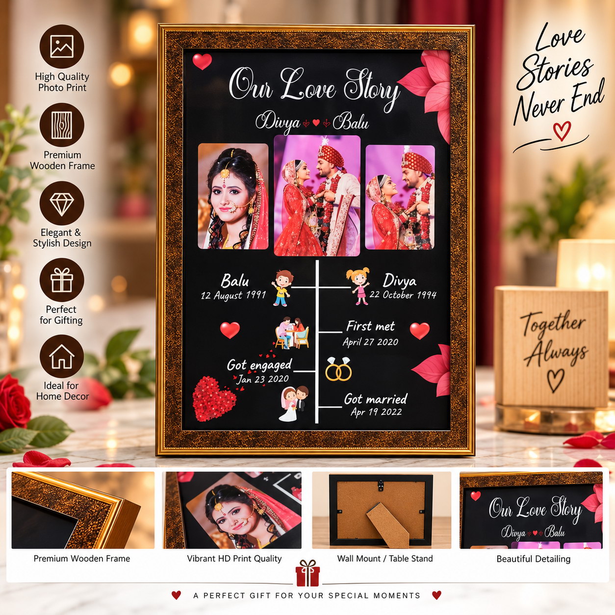 16X24 Love Story Frame