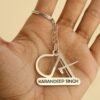 CA  METAL KEYCHAIN