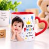 POLYMER MUG HEART HANDLE