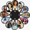 12 HOTO COLLAGE CLOCK