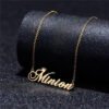 Name Pendant Gold Plated