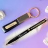 Premium pen and keychain combo