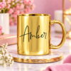 GOLDEN METALIC MUG