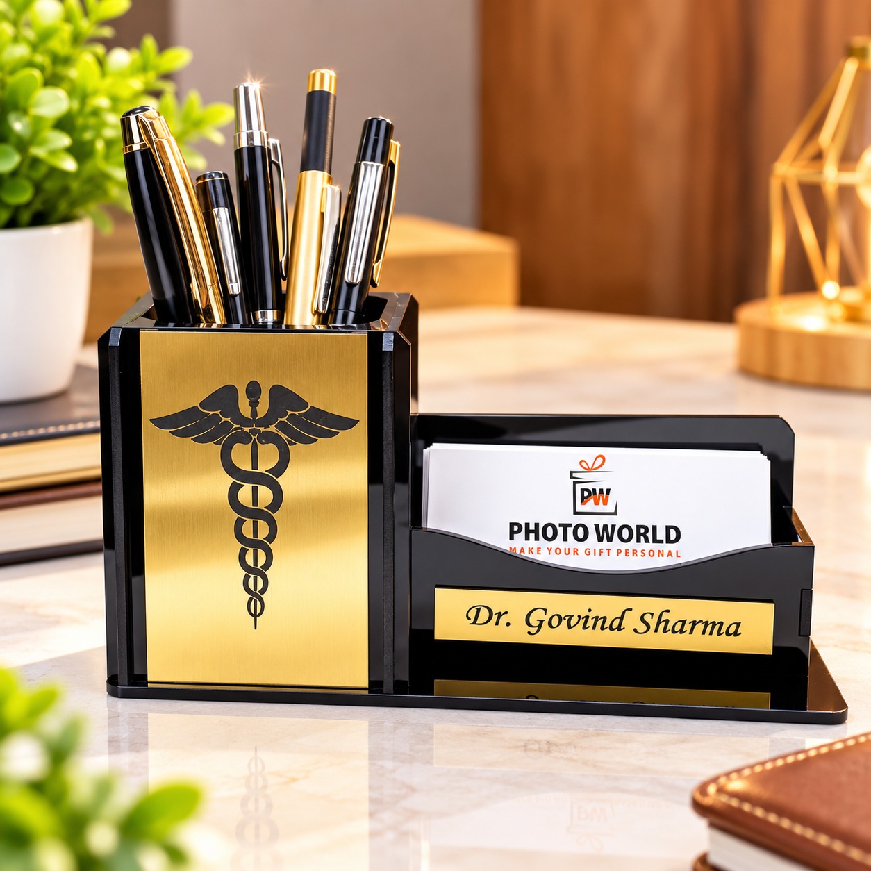 Visiting Card & Pen Holder