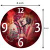 round clock 8x8