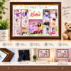 20x30 Glass frame with photo TB