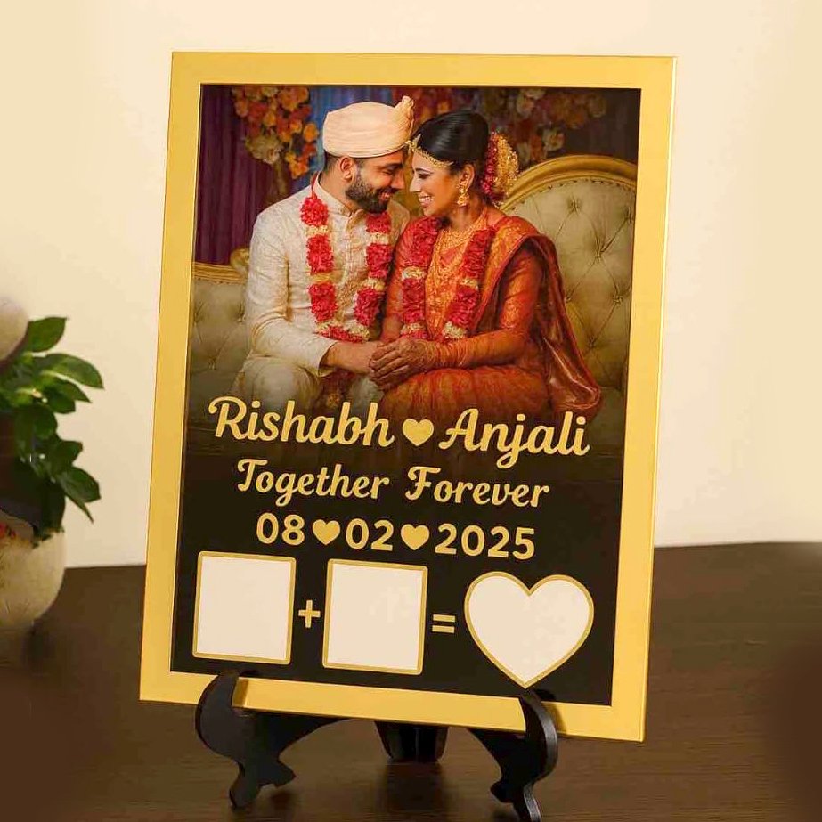 Couple Name 8x12 with stand
