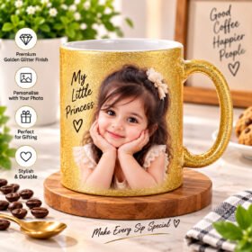 GOLDEN GLITTER MUG