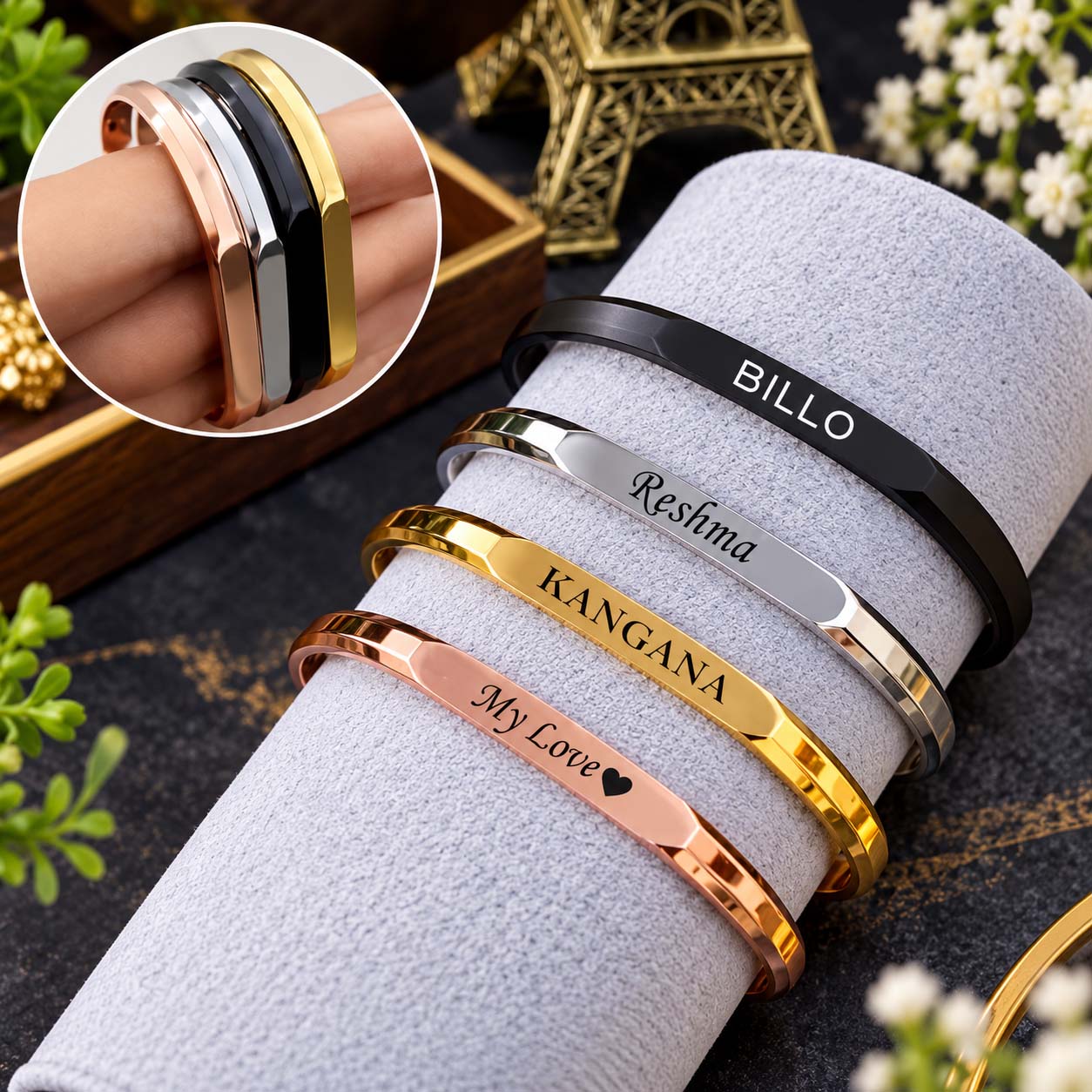Brass Kada Half